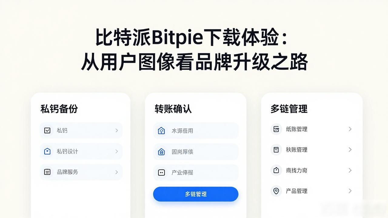比特派Bitpie正式版下载的用户形象与品牌塑造_私钥自主掌控_数字货币钱包选择