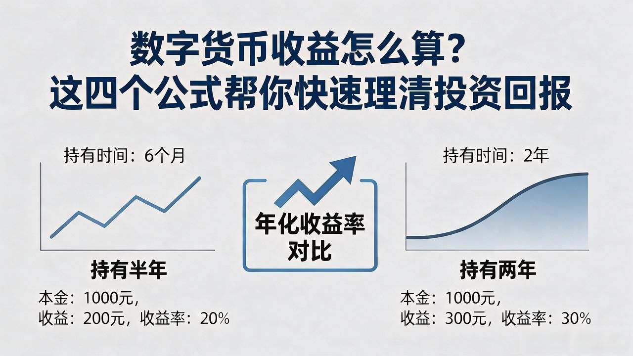 数字货币持有期收益率计算公式_数字货币年化收益率计算方法_数字货币收益计算公式