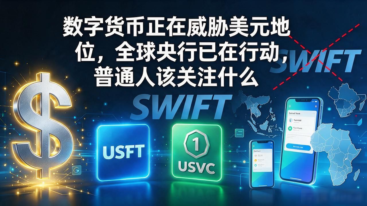数字货币威胁美元_稳定币跨境支付替代SWIFT系统_央行数字货币对美元霸权的冲击