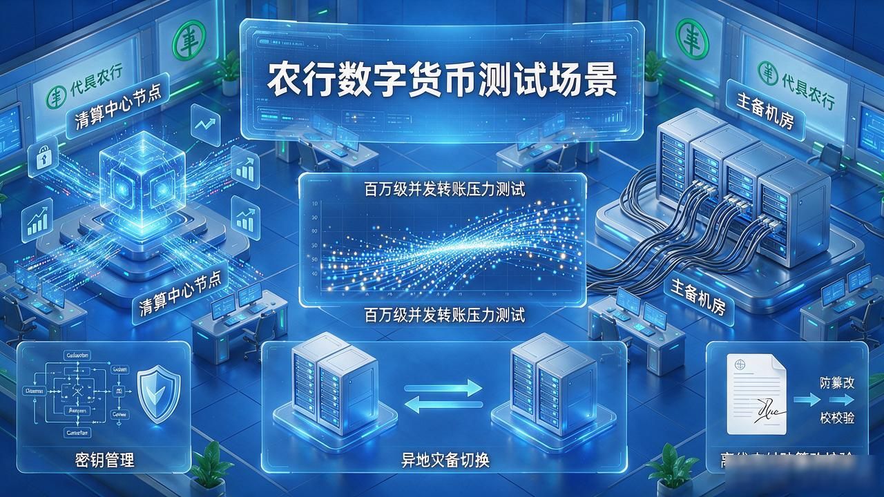 农行数字人民币测试_农行数字货币测试_支付清算链路验证