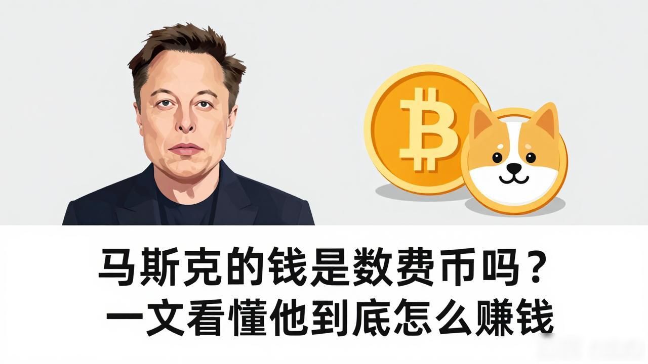 马斯克的钱是数字货币还是传统货币 马斯克的财富构成 马斯克持有的加密货币占总资产比例_马斯克钱是数字货币吗