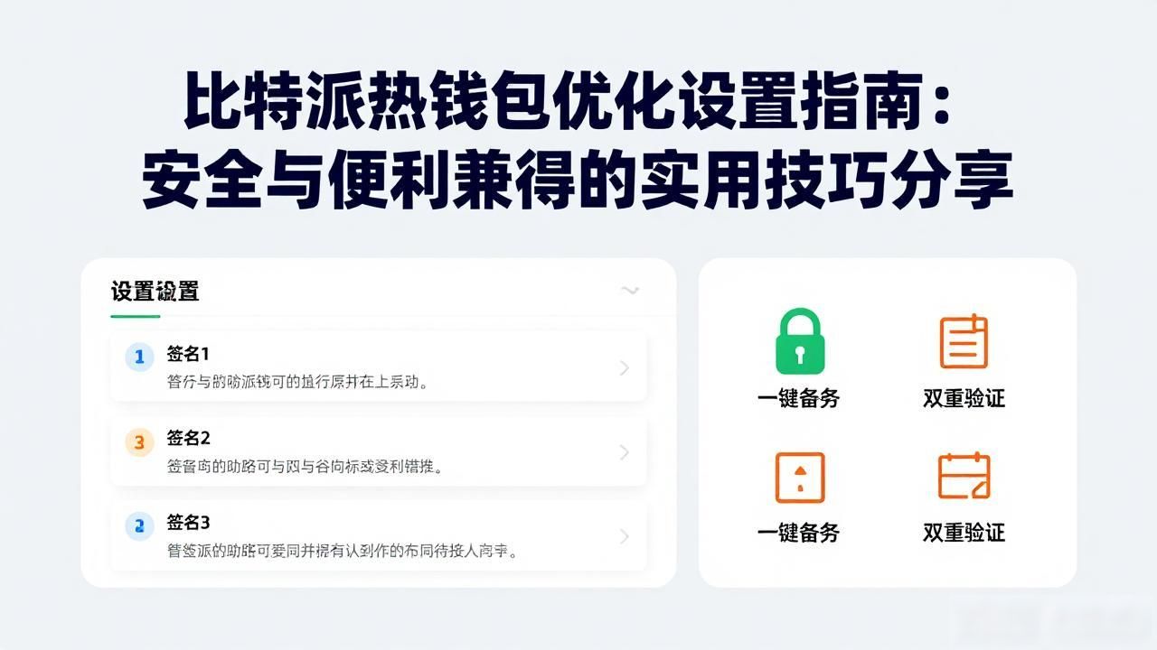 比特派钱包多签设置_比特派钱包手续费优化_如何在比特派钱包中优化热钱包设置?