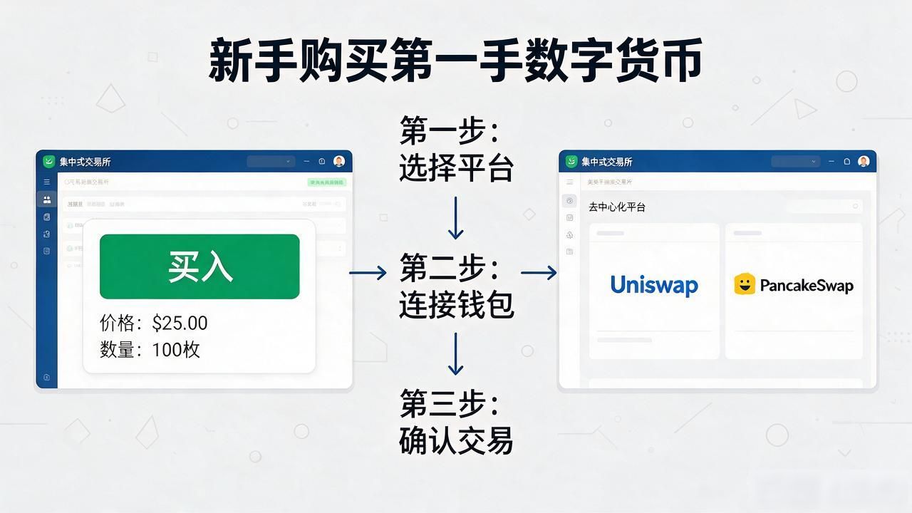 第一手数字货币怎么买_新手买第一手数字货币实操指南_新手如何通过正规交易所买一手数字货币