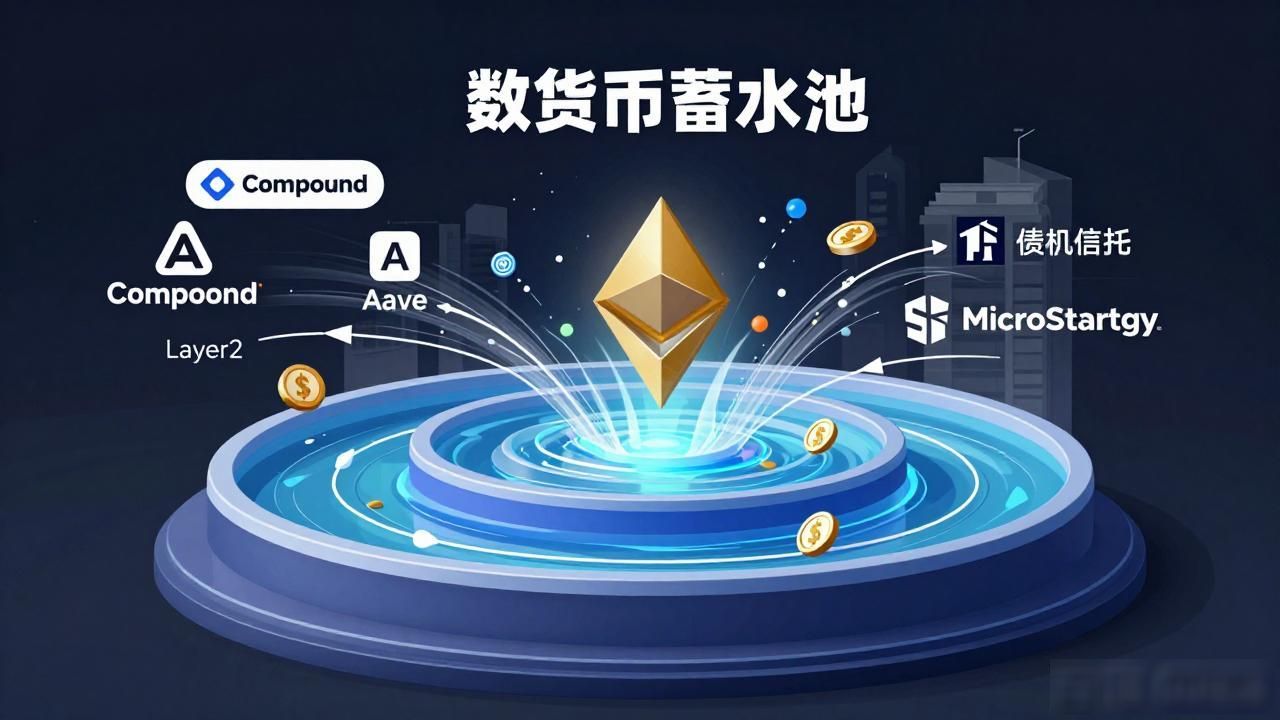 数字货币蓄水池_币圈数字货币蓄水池效应 加密市场资金蓄水池形成过程 稳定币USDT蓄水池作用