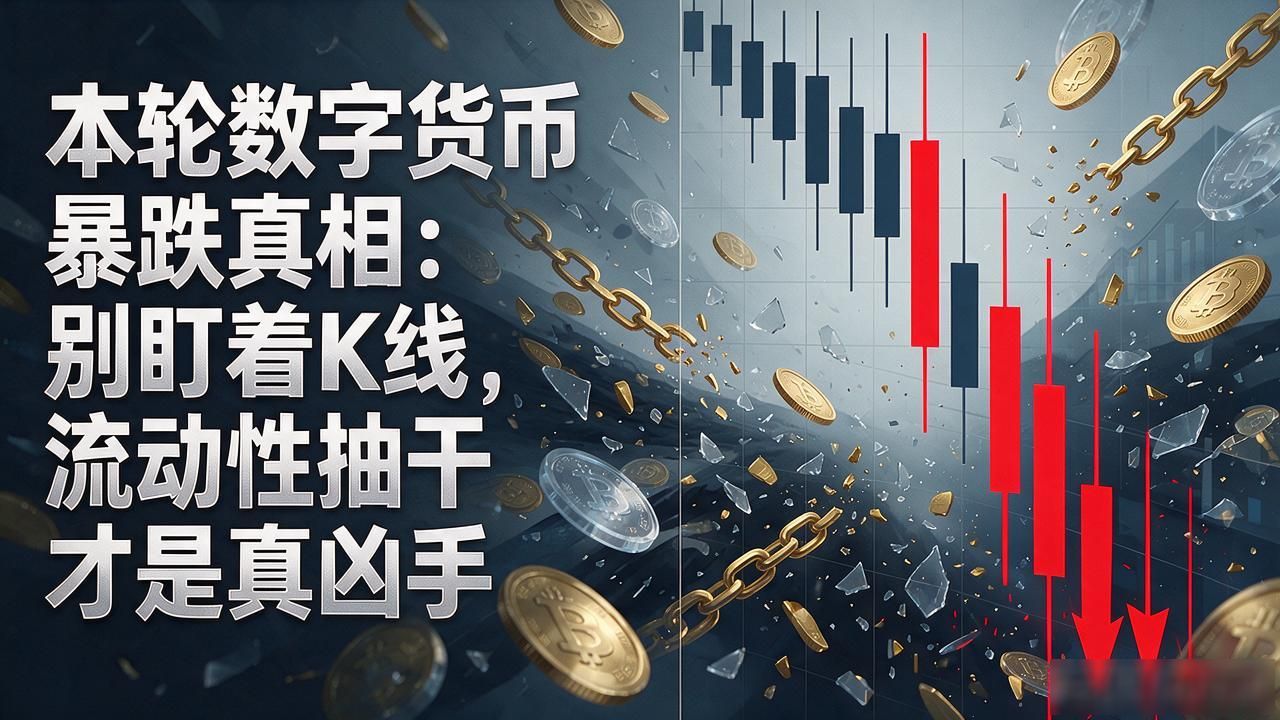 本轮数字货币暴跌真相_杠杆清算链条加速_流动性结构崩塌