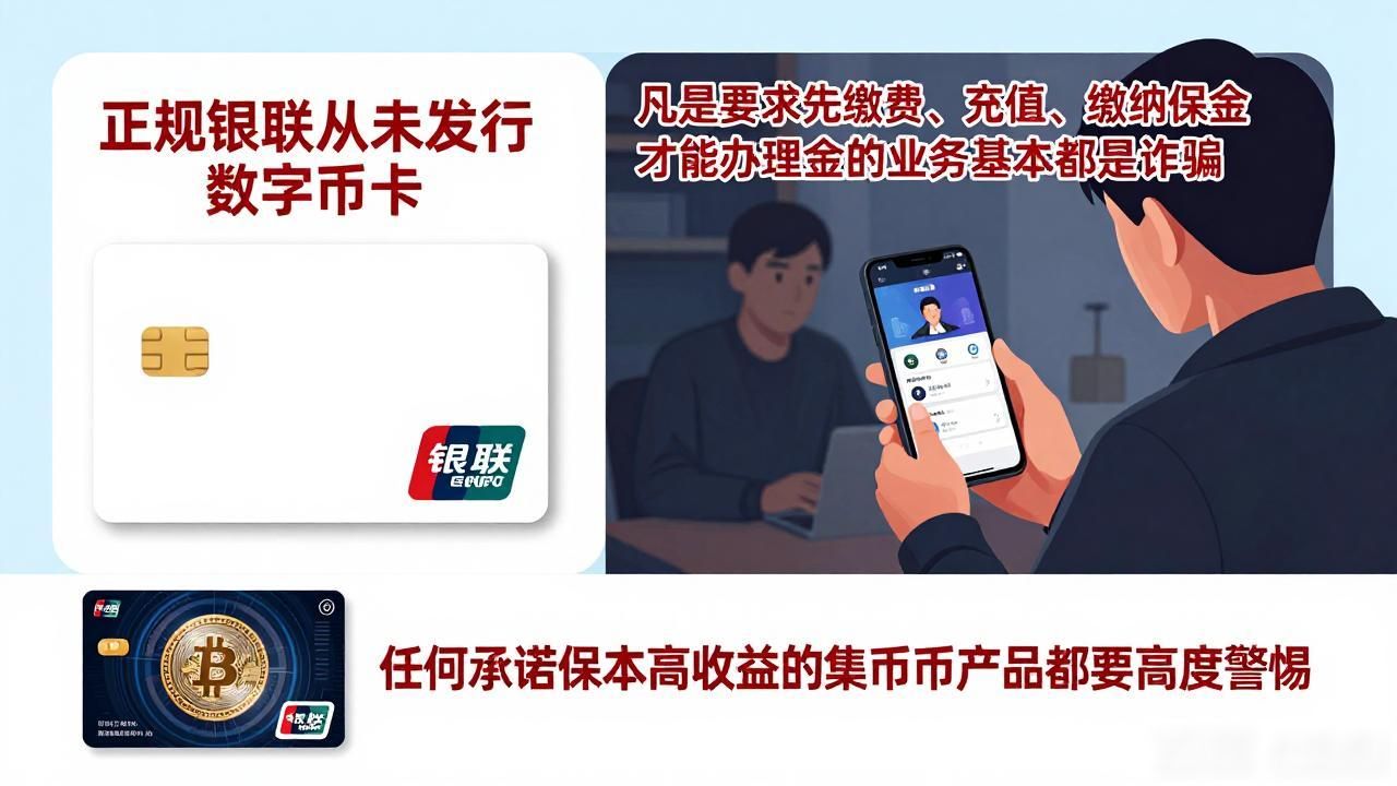 银联数字货币卡骗局_伪造银联文件诈骗_银联数字货币卡骗局