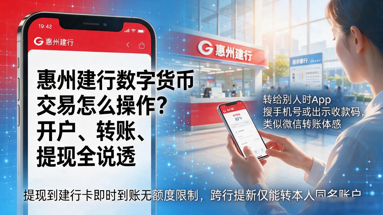 惠州数字人民币使用场景_惠州建行数字人民币开户_惠州建行数字货币交易