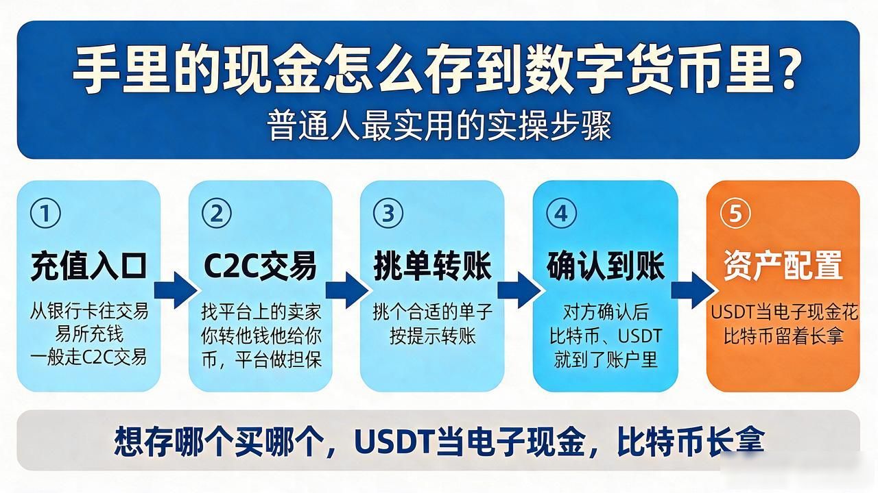 现金怎么存到数字货币_新手买比特币详细步骤_如何用现金购买比特币