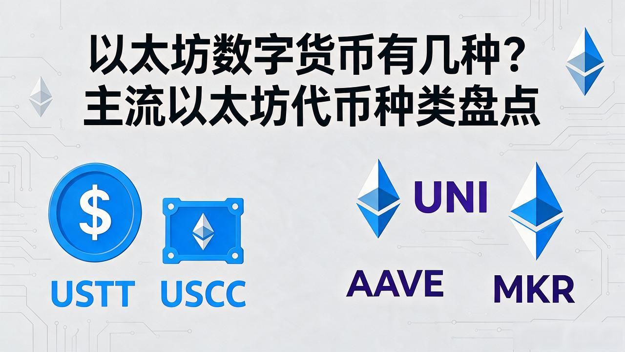 以太坊数字货币有几种_以太坊上数字货币种类有哪些_ERC-20与NFT代币区别