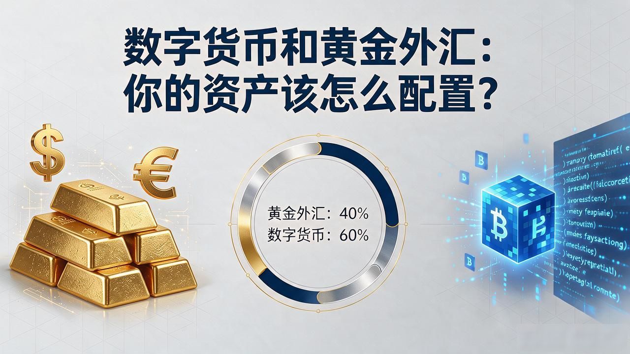 数字货币黄金外汇组合配置策略 数字货币与黄金外汇本质差异 数字货币黄金外汇分散风险配置方法_数字货币和金汇
