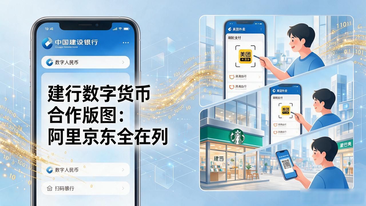建行数字人民币电商合作_建行数字货币跟谁合作_建设银行数字人民币合作生态
