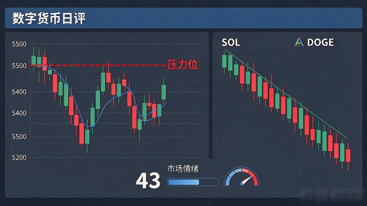 0512数字货币日评_数字货币市场观望情绪浓重比特币63000拉锯_以太坊5500阻力位突破失败山寨币走弱