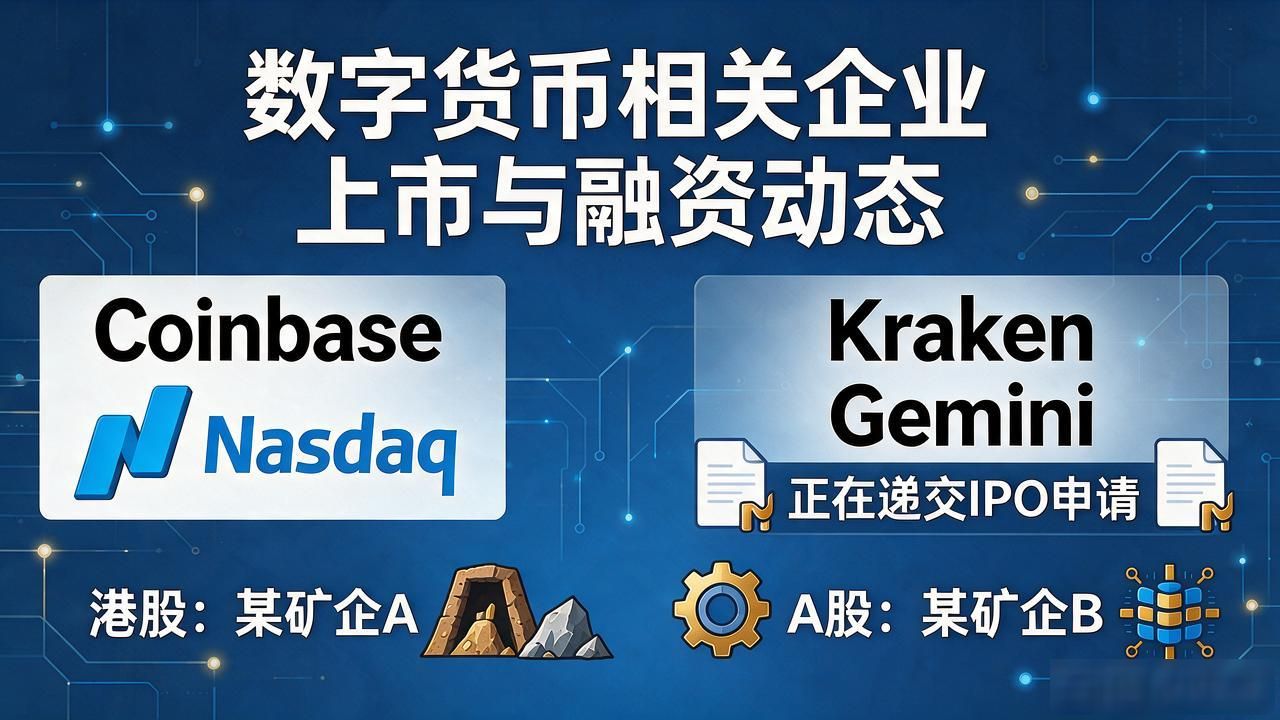 2024-2026数字货币上市公司名单_比特币矿企美股IPO情况_数字货币哪些公司上市
