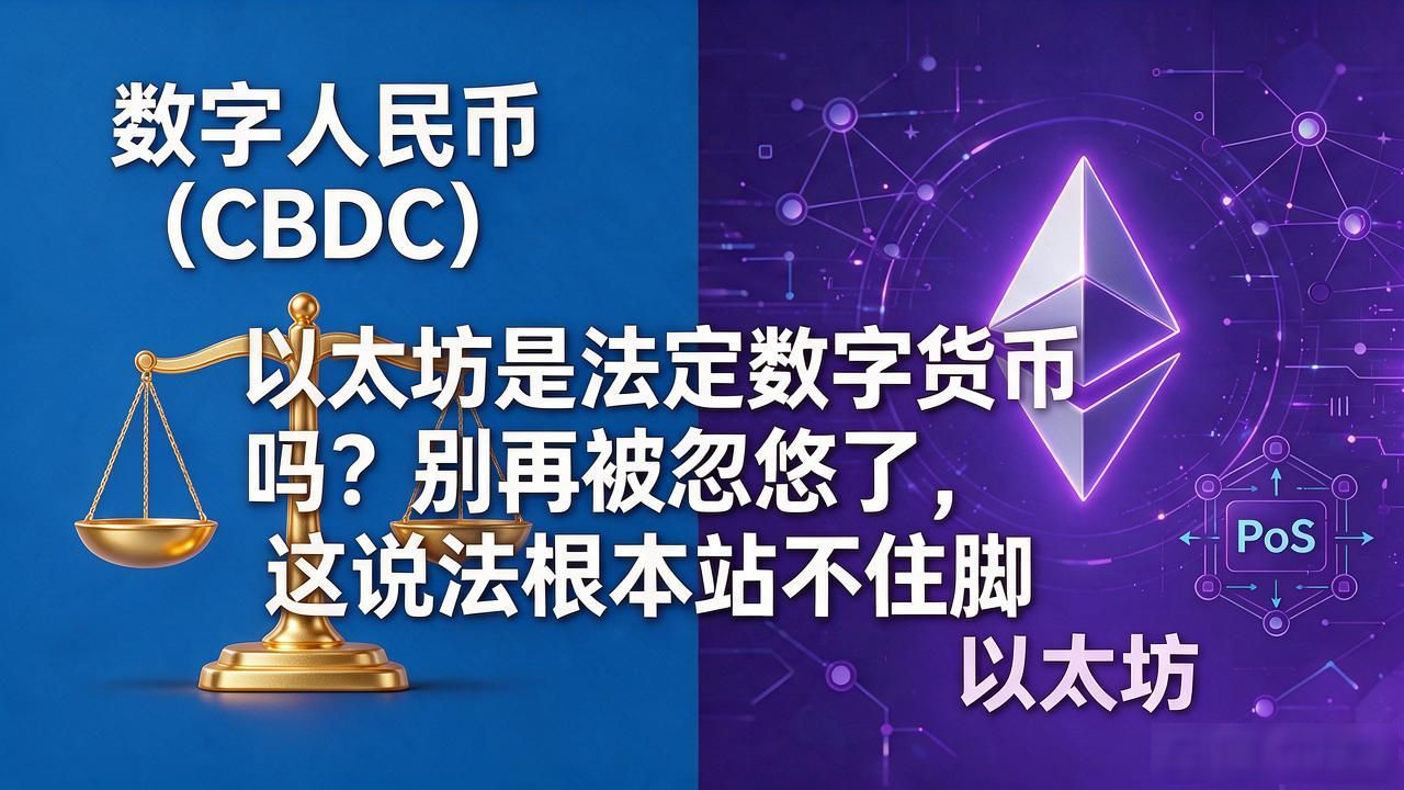 以太坊是法定数字货币_数字人民币与以太坊区别_以太坊是法定数字货币吗
