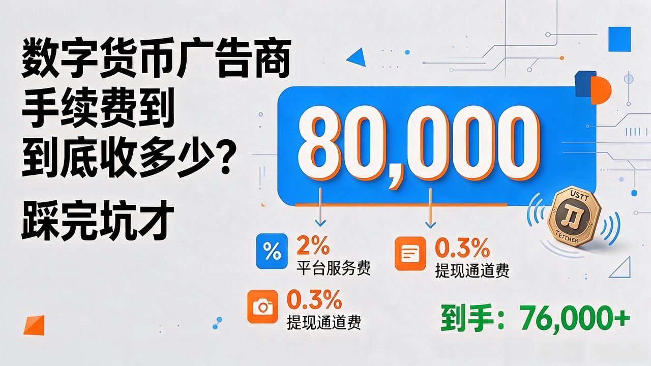 数字货币广告商手续费_币圈广告投放手续费陷阱_数字货币广告商结算口径差异