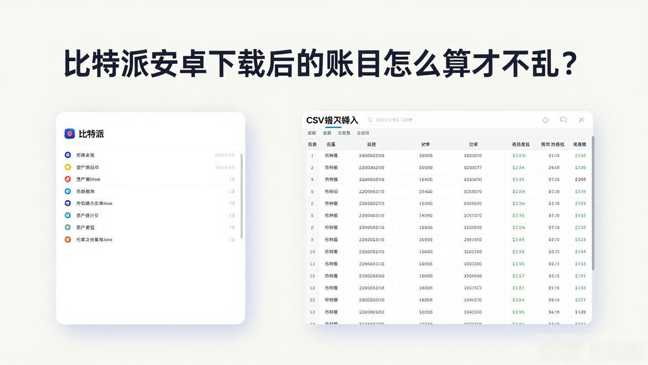 比特派安卓版记账_数字货币财务核算体系_如何在比特派安卓版下载中执行财务核算?