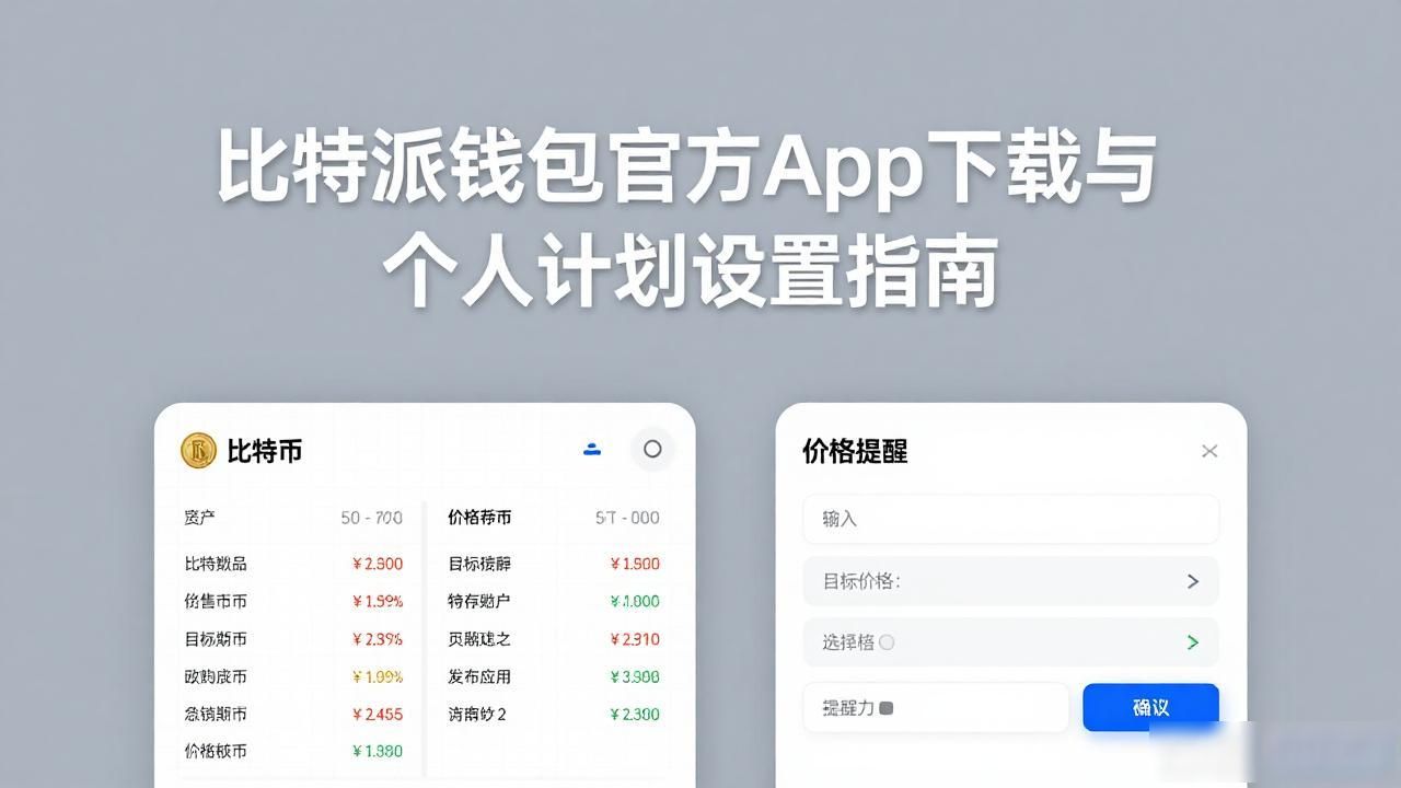 比特派资产管理功能_如何在比特派钱包下载官方app中设置个人计划？_比特派个人计划设置