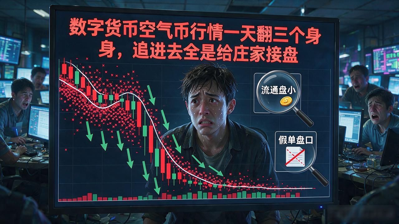 空气币庄家操控_空气币K线图分析_数字货币空气币行情