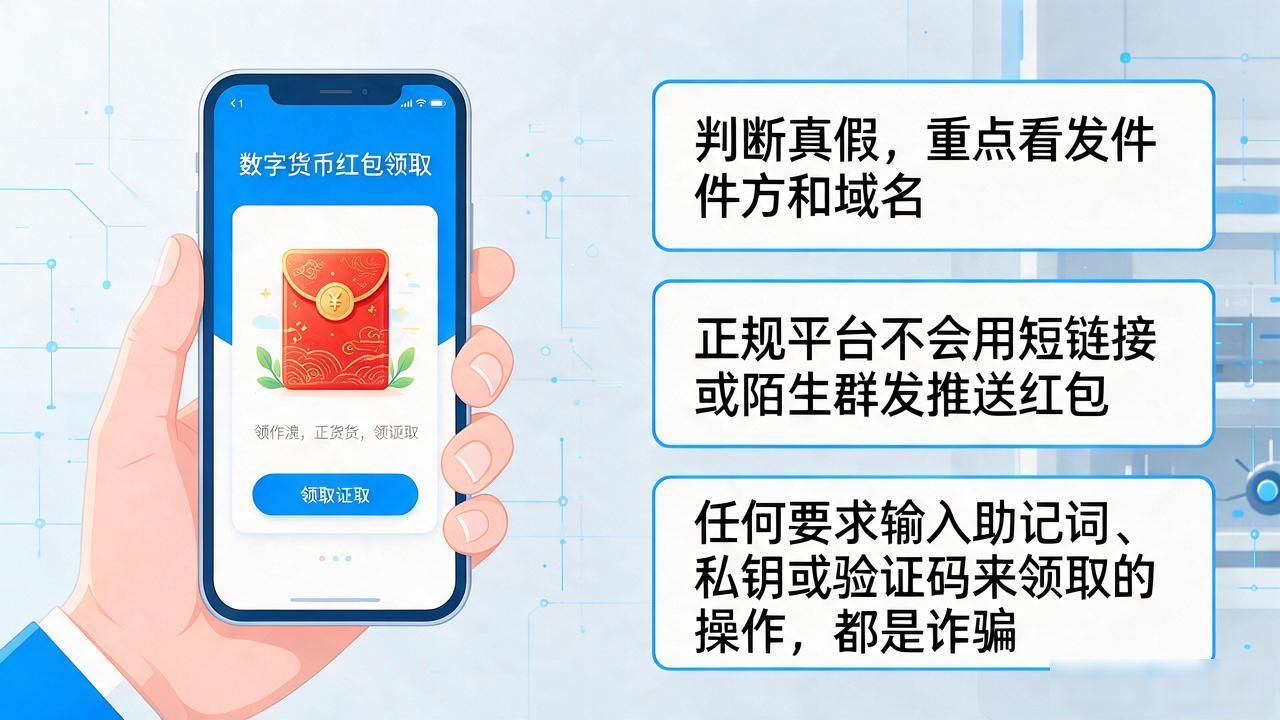 如何识别假USDT红包链接_如收到数字货币红包_数字货币红包诈骗套路