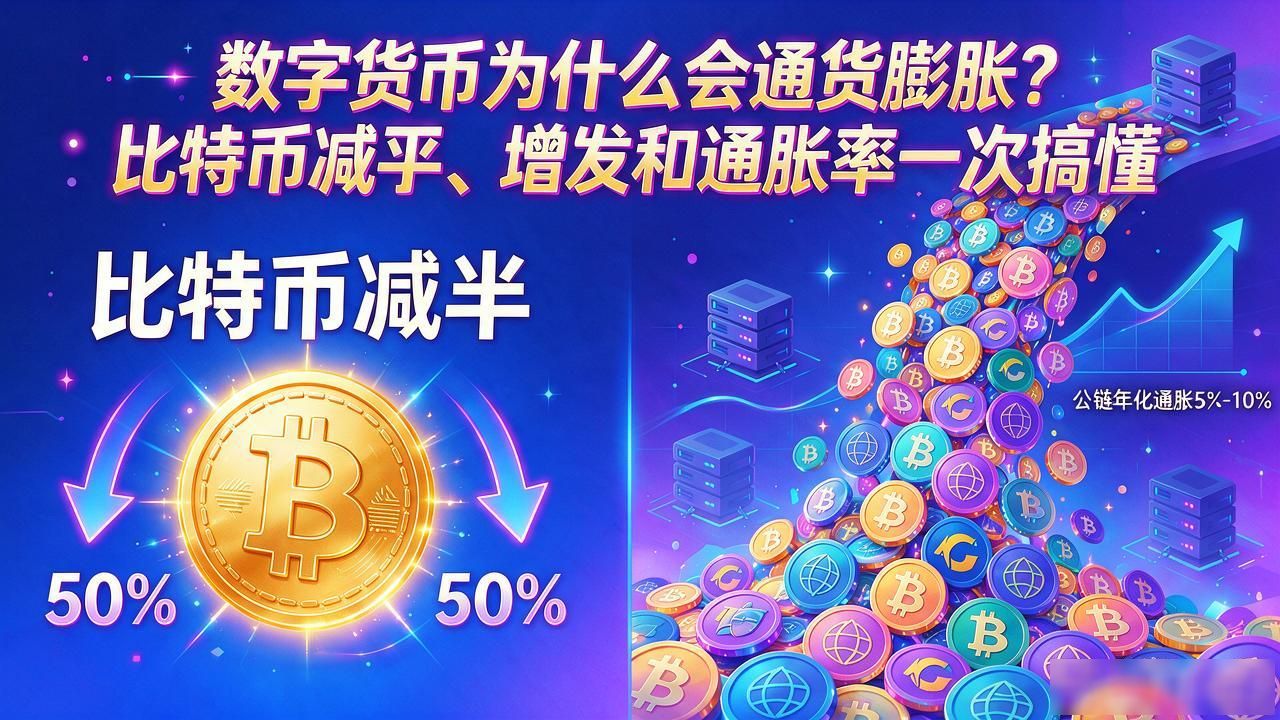 比特币区块奖励减半对通胀率的影响_山寨币持续增发导致购买力缩水_数字货币如何通货膨胀