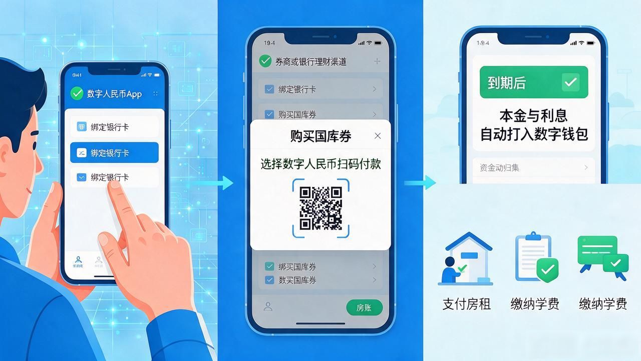 国库券数字货币怎么用_国库券 数字人民币 转换使用