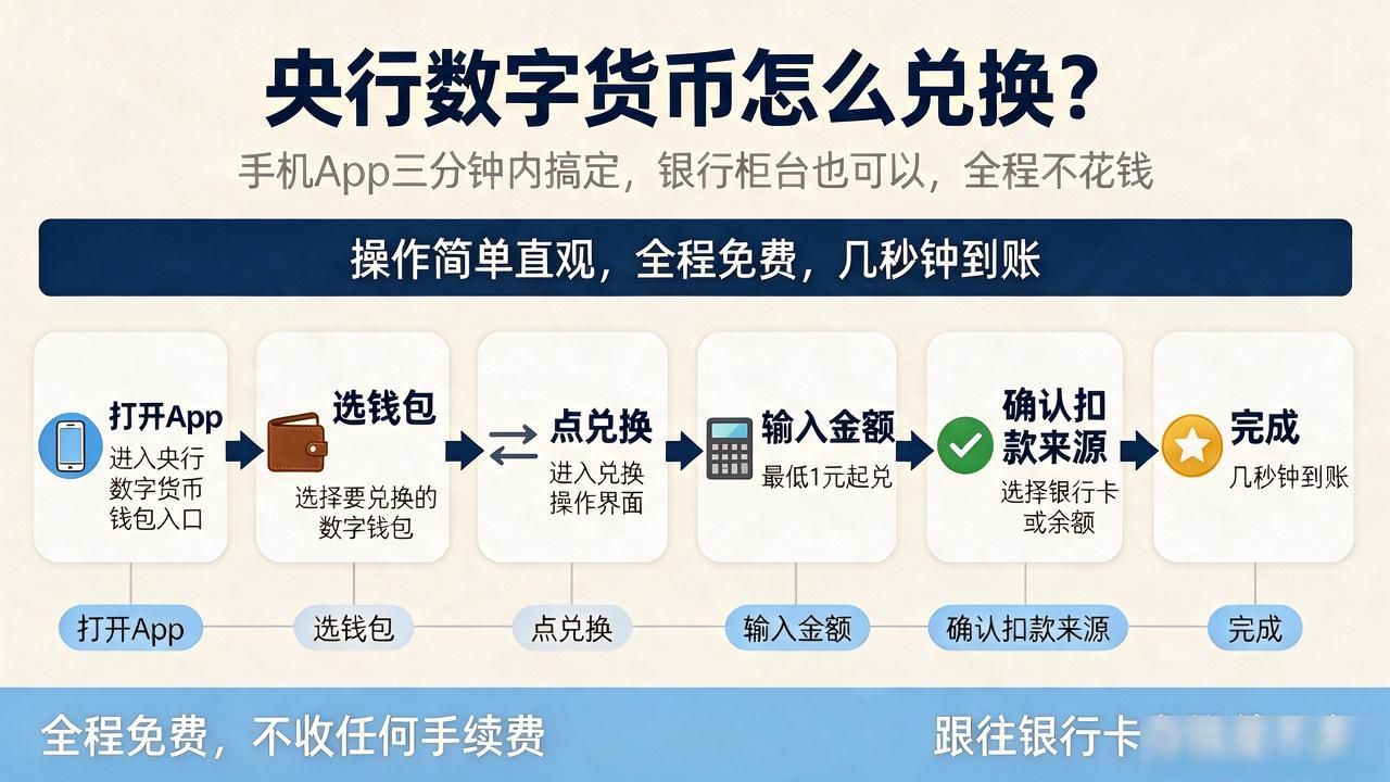 数字人民币App操作指南_央行数字货币兑换流程_央行数字货币怎么兑换
