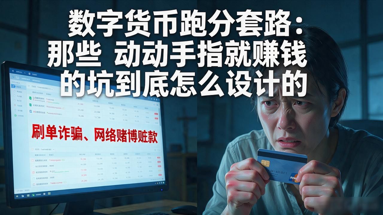 数字货币跑分套路_跑分兼职骗局_洗钱银行卡风险