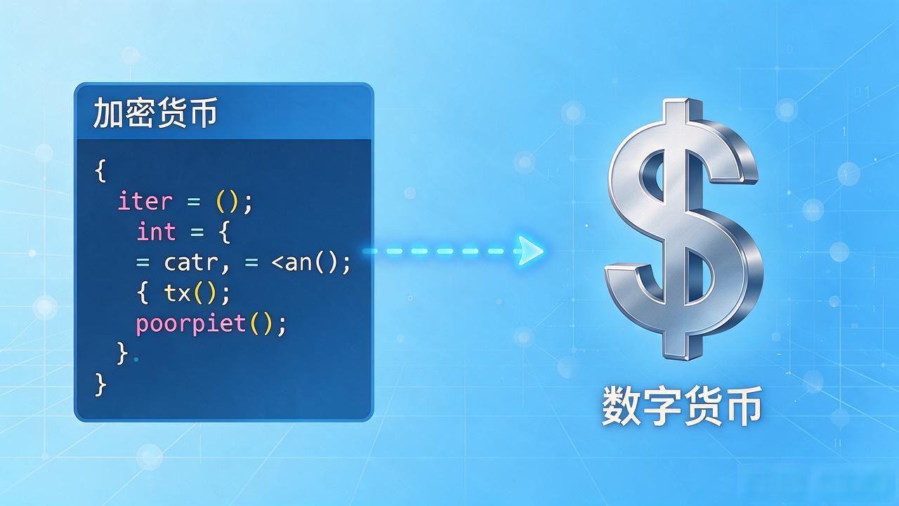 数字化货币本质_数字人民币与传统货币的差异_数字货币和加密货币的区别