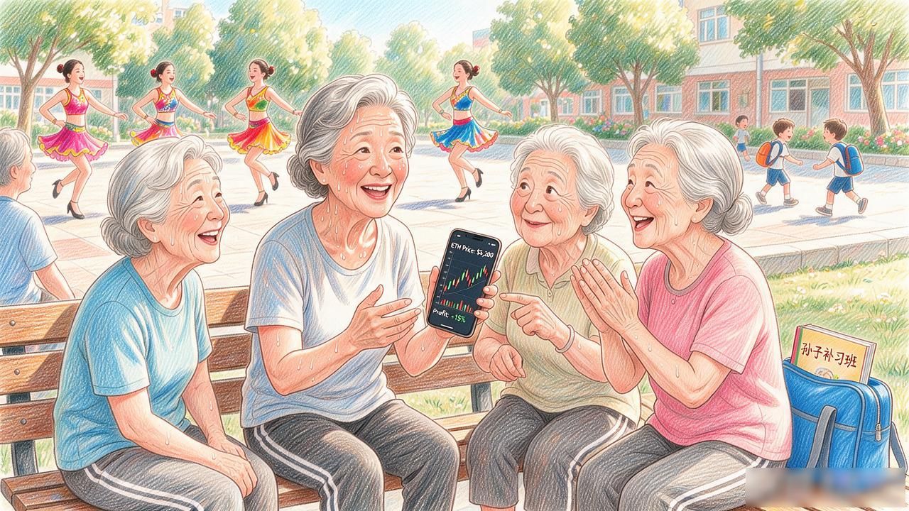 中国大妈玩数字货币_退休阿姨涌入数字货币市场的现象 中国大妈炒数字货币的投资逻辑 社区退休阿姨炒币的风险特征
